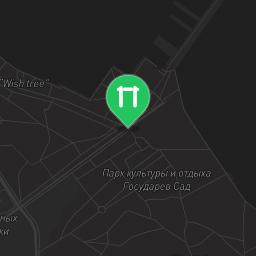 Map showing where Petrozavodsk - Street Workout Park - Русалка is