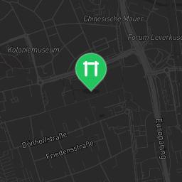 Map showing where Calisthenics park am Ackerweg Leverkusen is