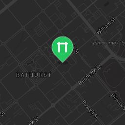 Map showing where Bathurst - Fitness Trail - Calisthenics Stations is