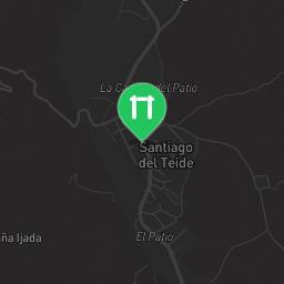 Map showing where Parque Calistenia Santiago Del Teide is