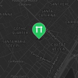 Map showing where Badalona - Outdoor Gym - Platja del Pont de la Botifarreta is