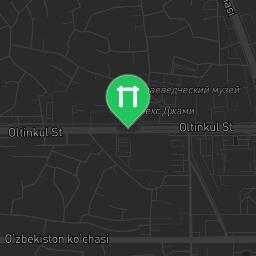 Map showing where Outdoor Fitness Andijan is
