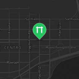 Map showing where Bodyweight fitness - Comodoro Rivadavia - Calisthenics workout is