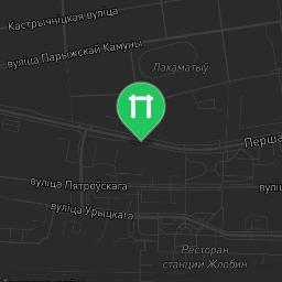 Map showing where Zlobin - Street Workout Spot - бульвар Металлургов is