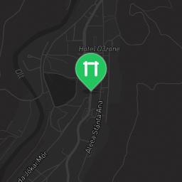 Map showing where Outdoor Gym Băile Tușnad is