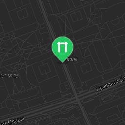 Map showing where Saint Petersburg - Fitness Park - Белградская Улица is