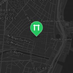 Map showing where Santa Cruz de Tenerife - Fitness Park - Avenida De La Asunción is