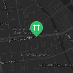 Map showing where Ninja Warrior Gym - Ninja hall Berlin is
