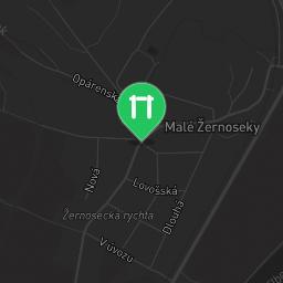 Map showing where Workout Station - Malé Žernoseky is