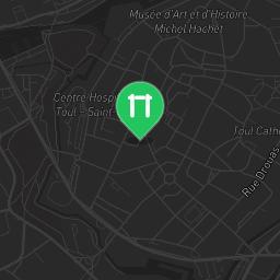 Map showing where Outdoor Fitness Toul is