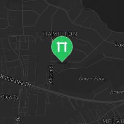 Map showing where Innes Common Fitness Park Hammilton Lake is