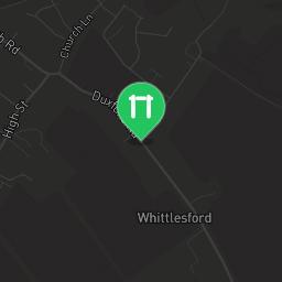 Map showing where Outdoor Gym Whittlesford Bars is