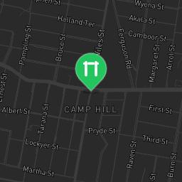 Map showing where Outdoor fitness Perth Street Park is