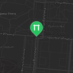 Map showing where Pervouralsk - Street Workout Park - Реки Урала is