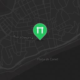 Map showing where Parque de Street workout y Calistenia - Canet de Mar is