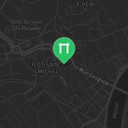Map showing where Fitness Park Liège is