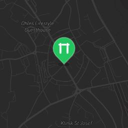 Map showing where Street-Workout-Park Sankt Vith is