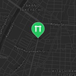 Map showing where Bodyweight fitness - Kyoto - Calisthenics workout is
