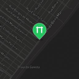 Map showing where Bodyweight gym - Balneário Gaivota - Calisthenics workout is