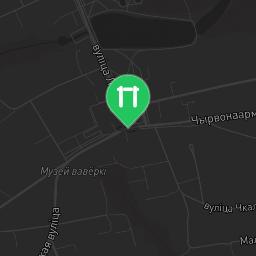 Map showing where Outdoor gym - Vyalikaya Byerastavitsa - Calisthenics workout is