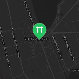 Map showing where Saint Petersburg - Street Workout Park - Эстетик Клуб is