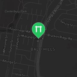 Map showing where Redcliffe - Calisthenics equipment - Canterbury Park is