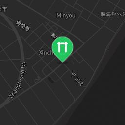 Map showing where Outdoor workout - Xincheng - Calisthenics workout is