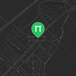 Map showing where La Carlota - Calisthenics Park - Kenguru.PRO is