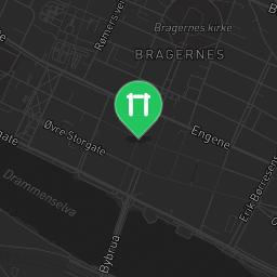 Map showing where Drammen - Street Workout Park - Strandveien is
