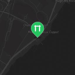 Map showing where Parc de Coppet Outdoor Gym is