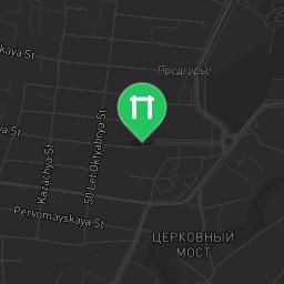Map showing where Outdoor fitness - Smolenskoe - Calisthenics workout is
