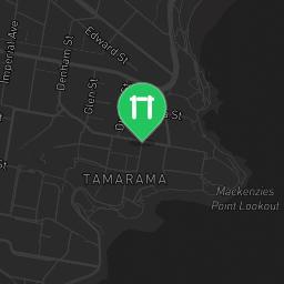 Map showing where Bodyweight Fitness Tamarama parck is