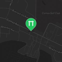 Map showing where Outdoor Gym Courtenay is