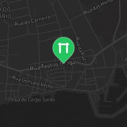 Map showing where Vila Franca do Campo - Street Workout Park - Gas GALP Vila Franca do Campo is