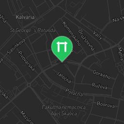 Map showing where Skalica - Street Workout Park is