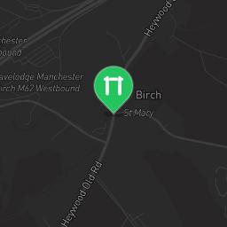 Map showing where Outdoor Fitness Birchfields Park is