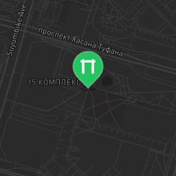Map showing where Naberezhnye Chelny - Fitness Park - Прибрежный is