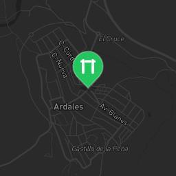 Map showing where Outdoor Fitness Ardales is