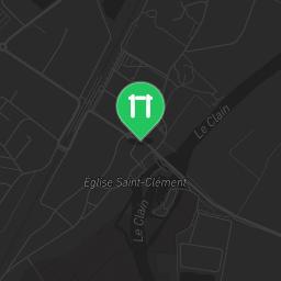 Map showing where Aires de fitness en accès libre is