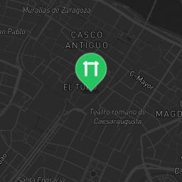 Map showing where Pull up bars Saragossa is