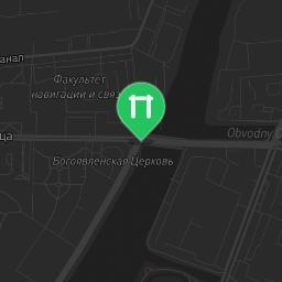 Map showing where Saint Petersburg - Aire de Fitness - Канонерский Остров is