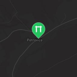 Map showing where Petrovice - Street Workout Park - RVL 13 is