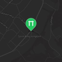 Map showing where Public gym park - Kerepes - Calisthenics workout is
