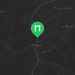 Map showing where Fitness Parcours Maloja is