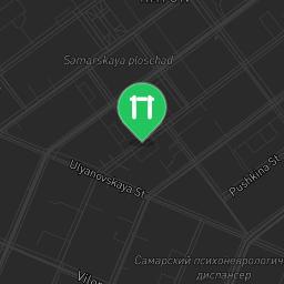 Map showing where Bodyweight gym - Samara - Calisthenics workout is