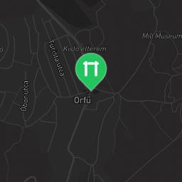 Map showing where Outdoor fitness - Orfű -  - Calisthenics workout is