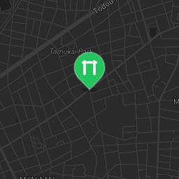 Map showing where Tokyo - Outdoor Fitness Station - Rinshi No Mori Park is
