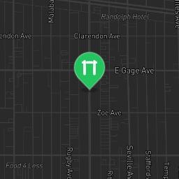 Map showing where Huntington Park - Calisthenics Gym - Walnut Nature Park is