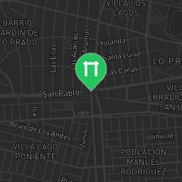 Map showing where Barras Estadio Santa Anita is