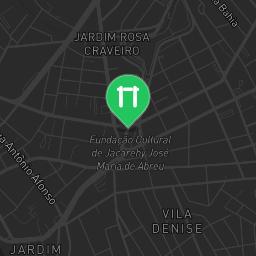 Map showing where Outdoor Fitness Jacareí is